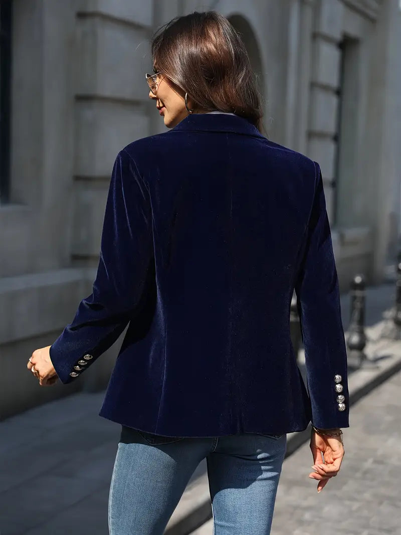 Nicola | Elegant Velvet Blazer