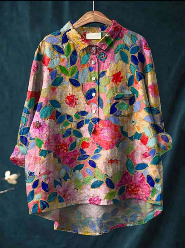 Elise | Classic Floral Shirt