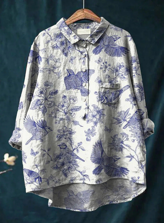 Elise | Classic Floral Shirt