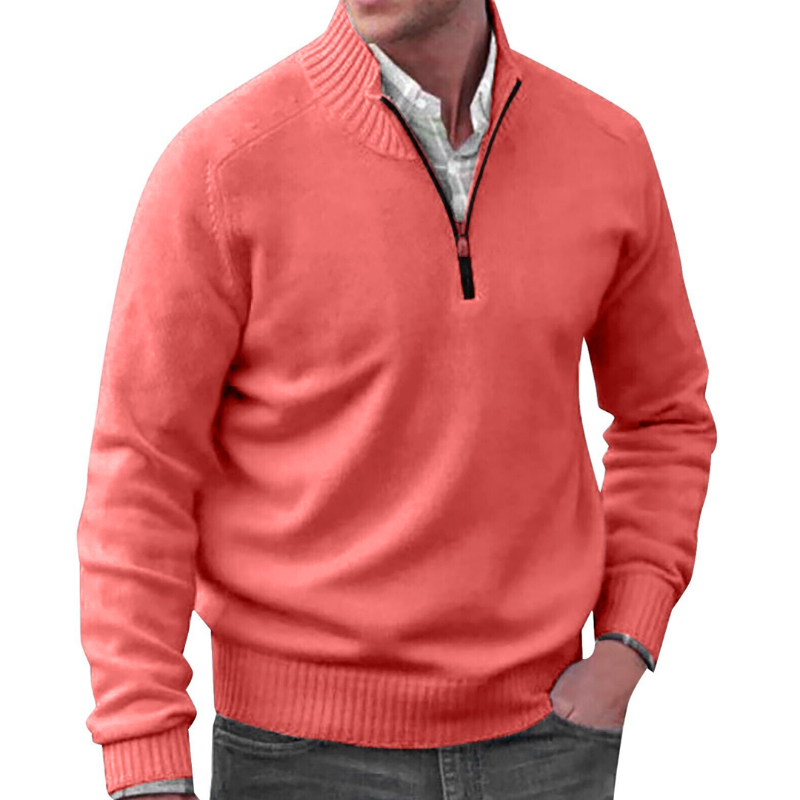 Noah | Cashmere Sweater with Zipper