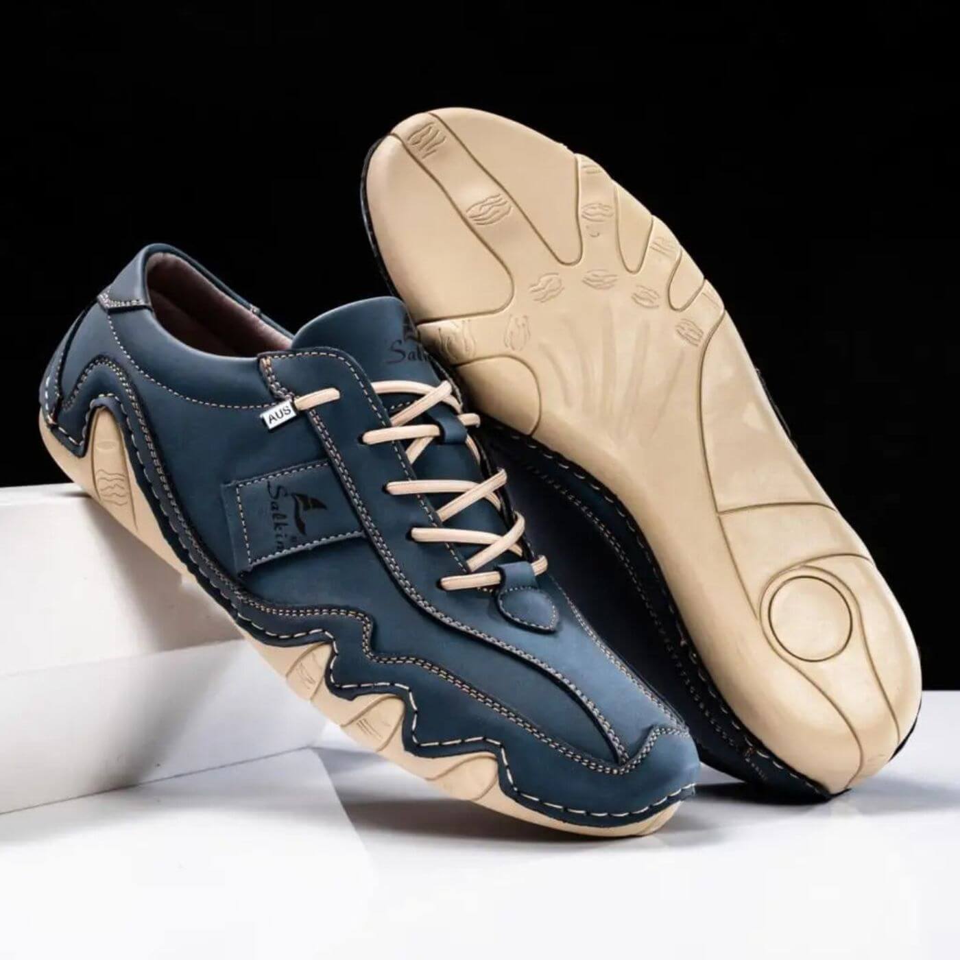 Tate | Stitched Lace Up Shoes