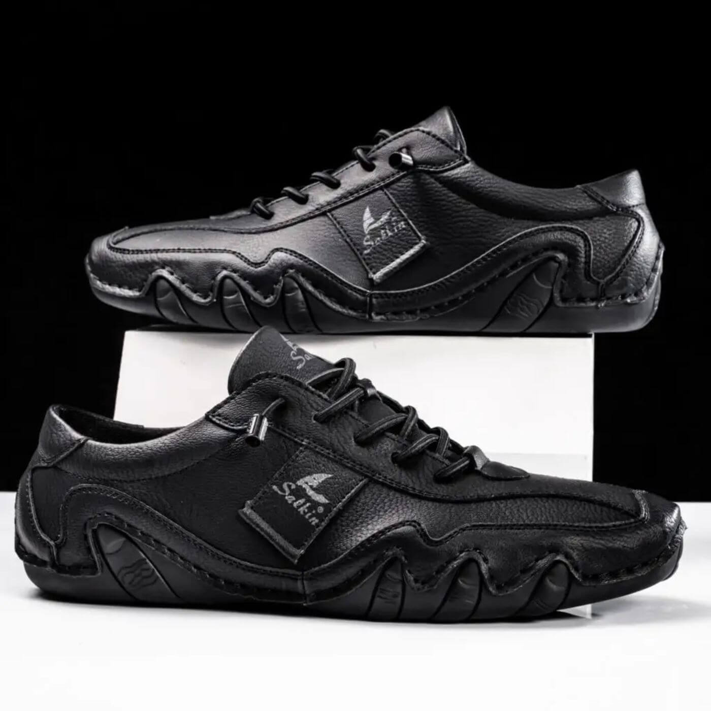 Tate | Stitched Lace Up Shoes