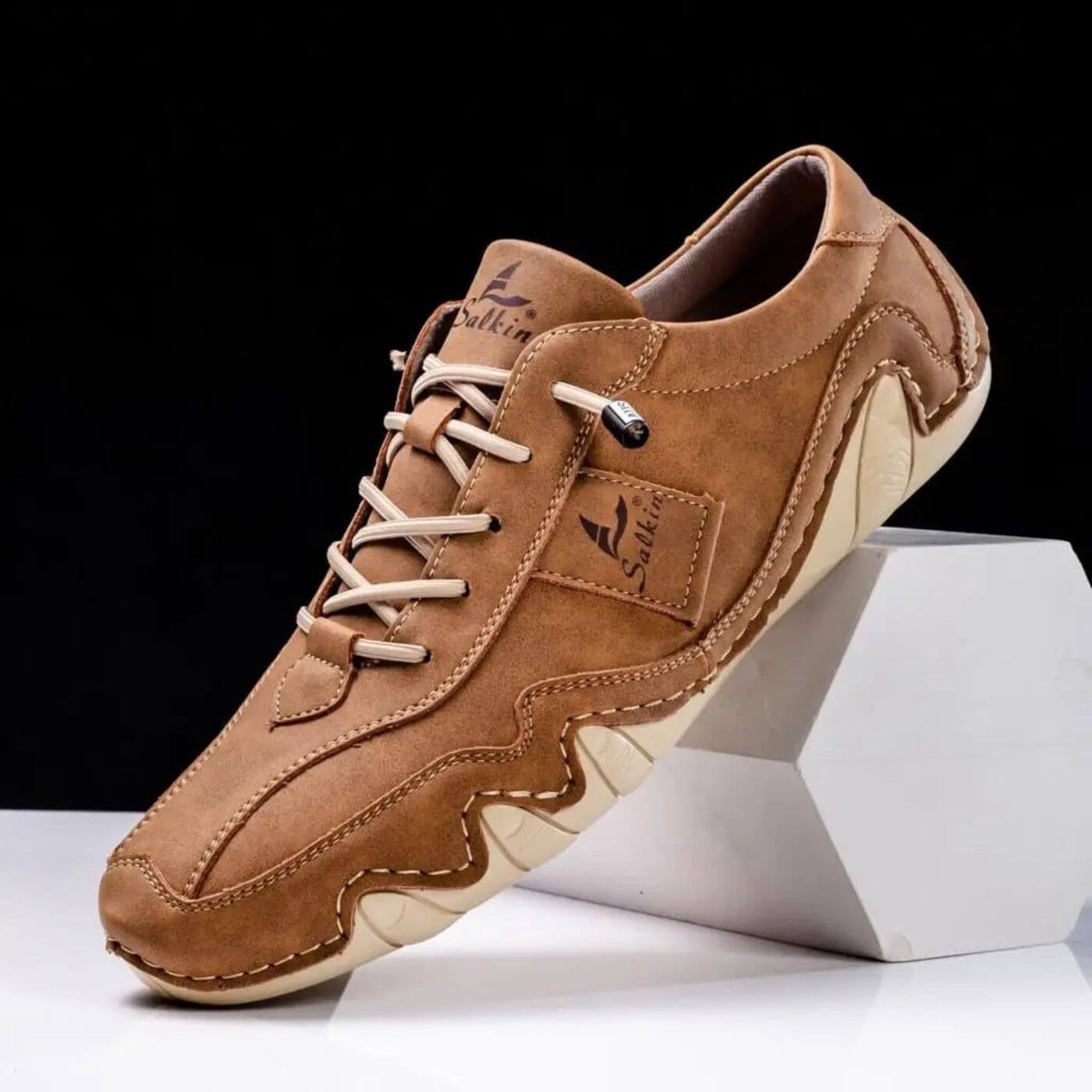 Tate | Stitched Lace Up Shoes