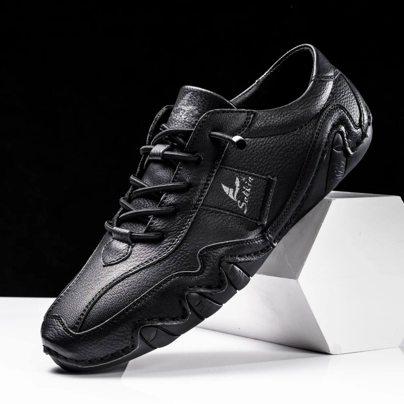 Tate | Stitched Lace Up Shoes