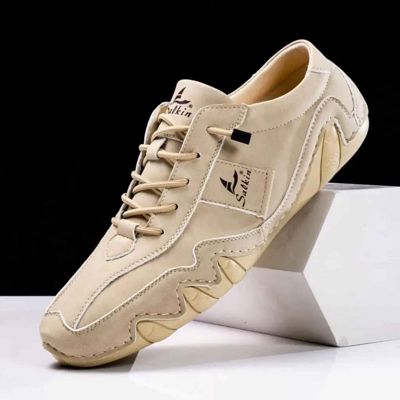Tate | Stitched Lace Up Shoes