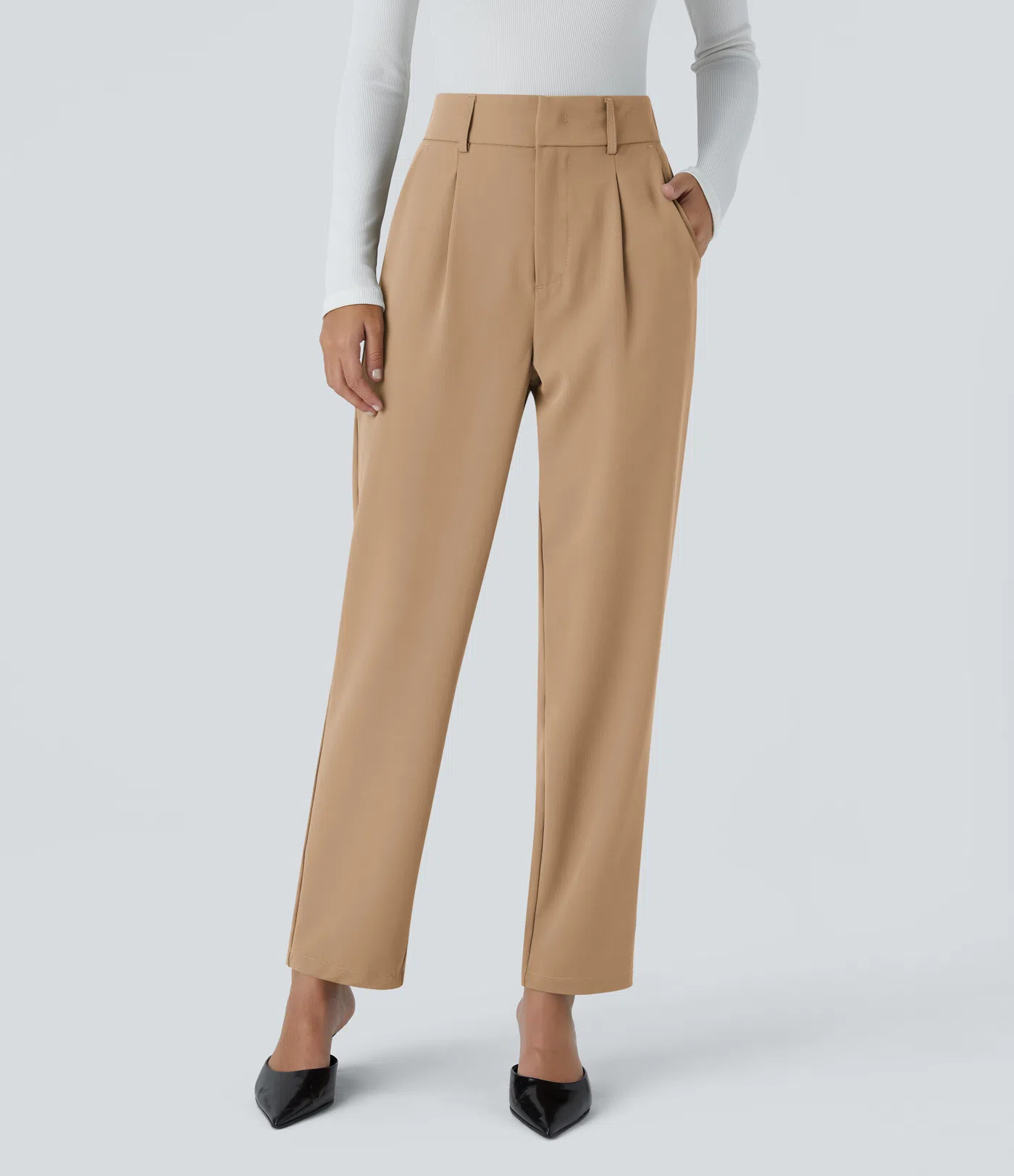 Shine | High Waisted Tapered Pants