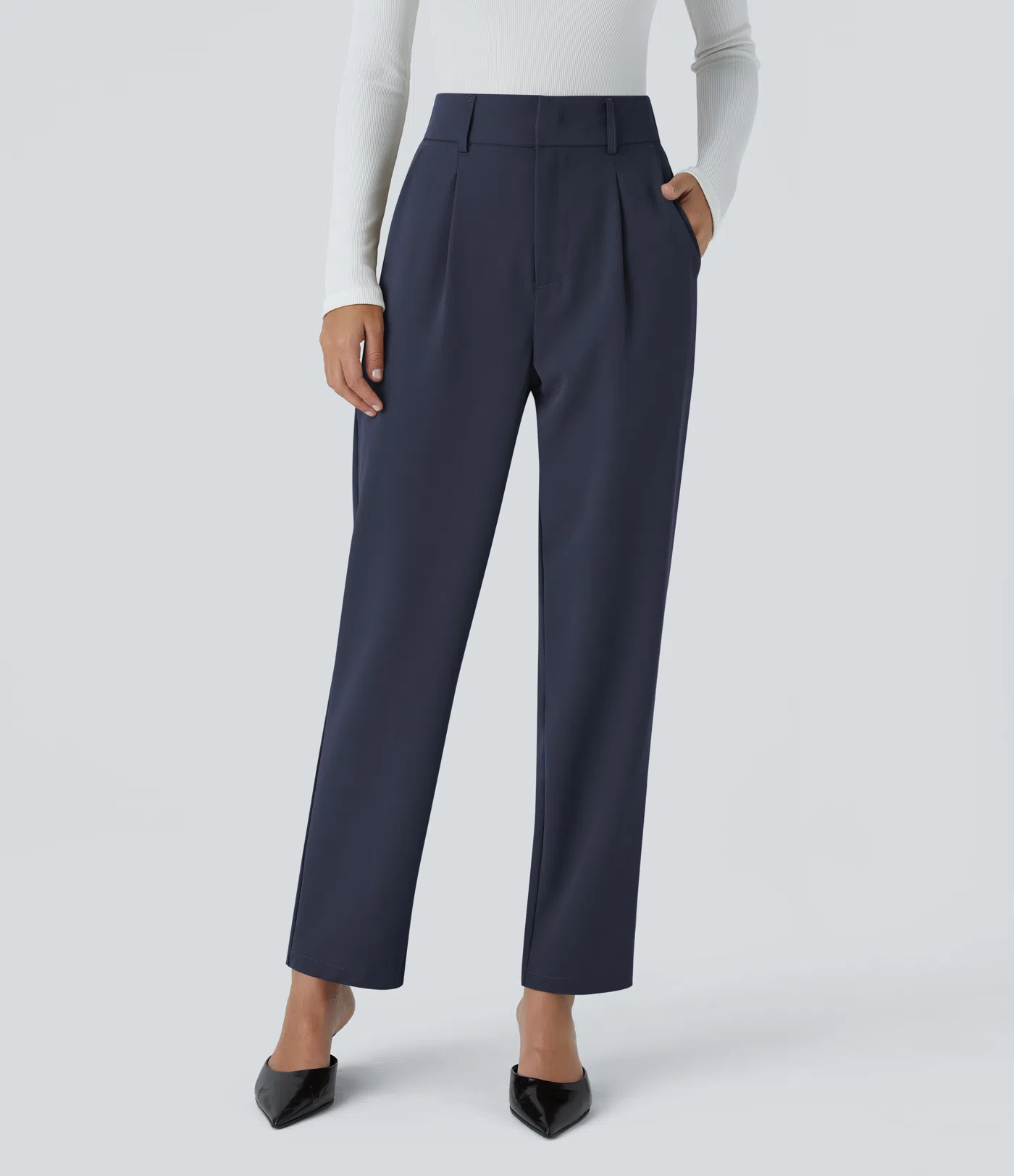 Shine | High Waisted Tapered Pants