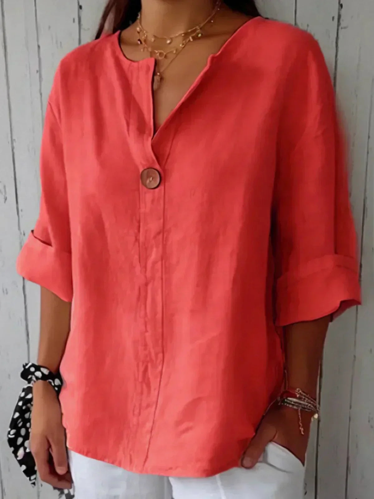 Vesper | Casual V-Neck Blouse