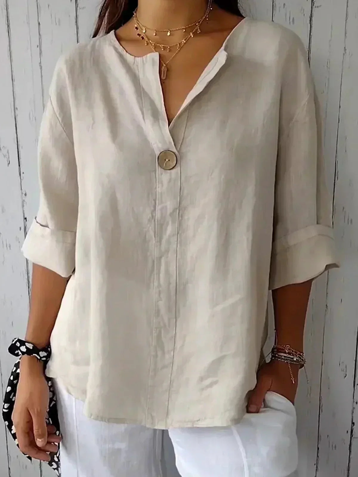 Vesper | Casual V-Neck Blouse