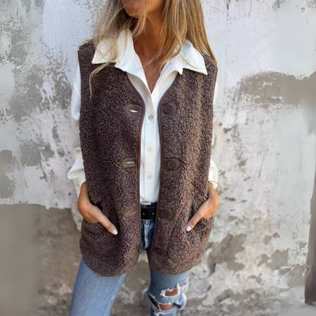 Chloe | Vest in soft wool