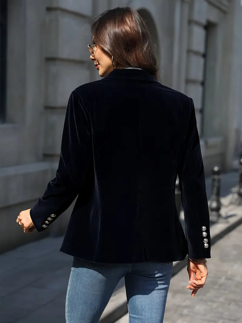 Nicola | Elegant Velvet Blazer