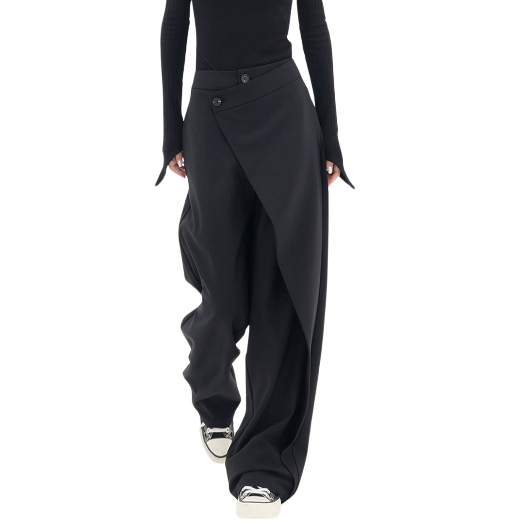Nyree | Asymmetric Baggy Pants