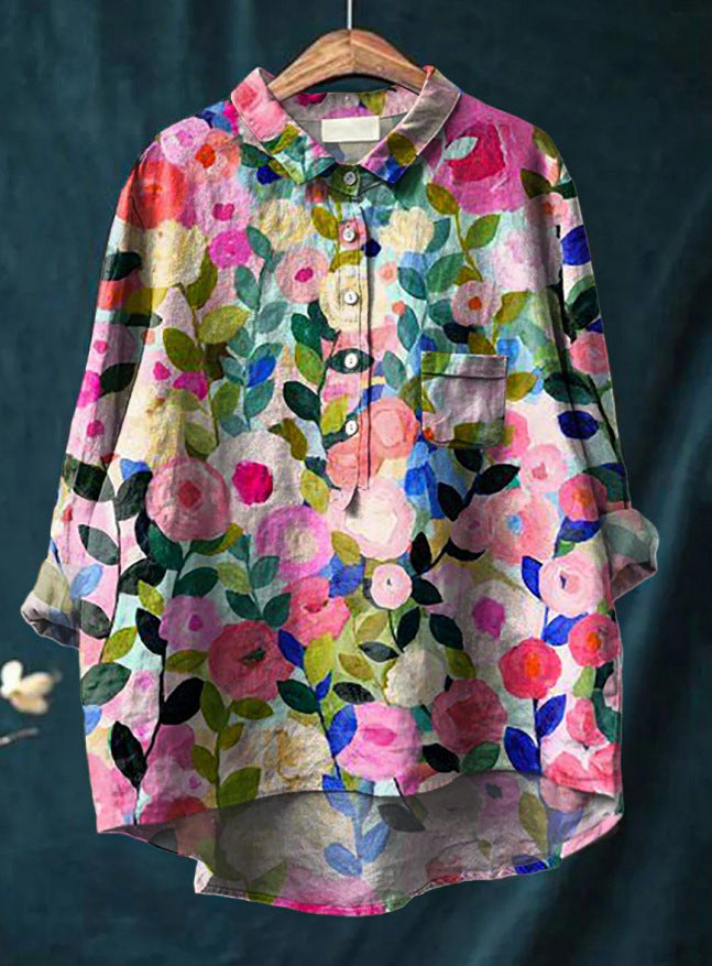 Elise | Classic Floral Shirt