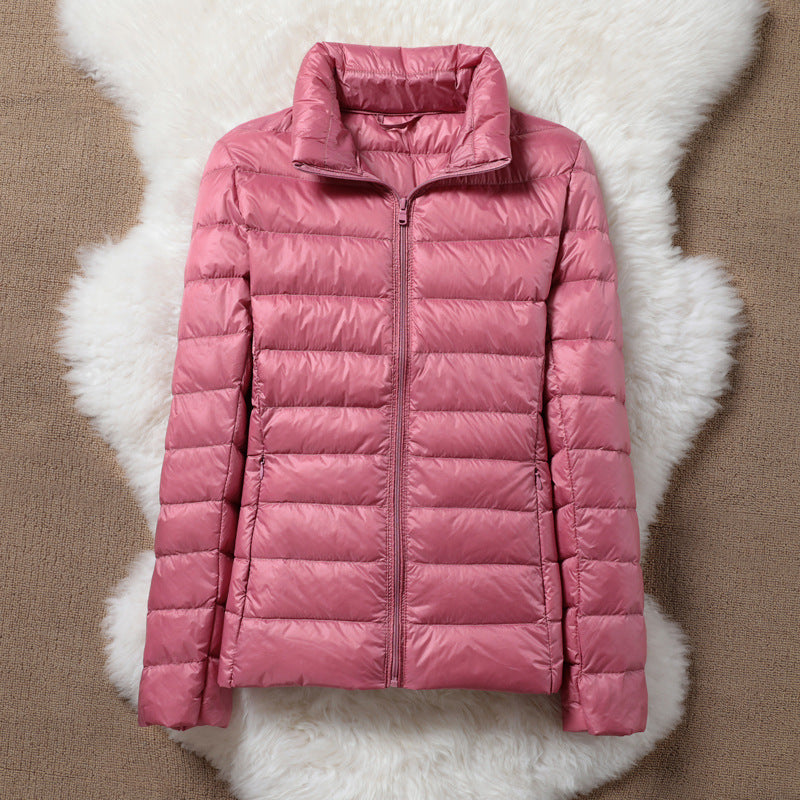 Freja Padded Mid-Coat | Salmon