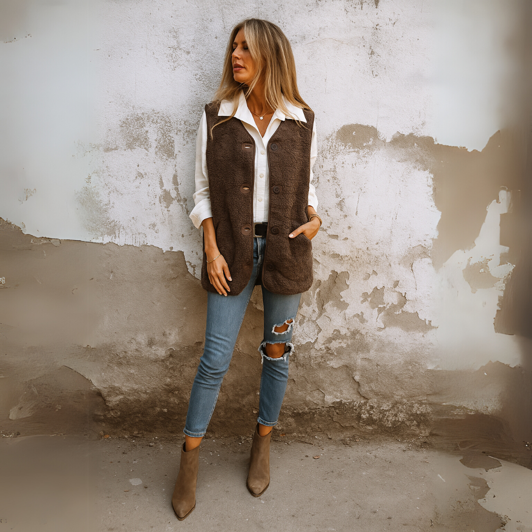 Chloe | Vest in soft wool