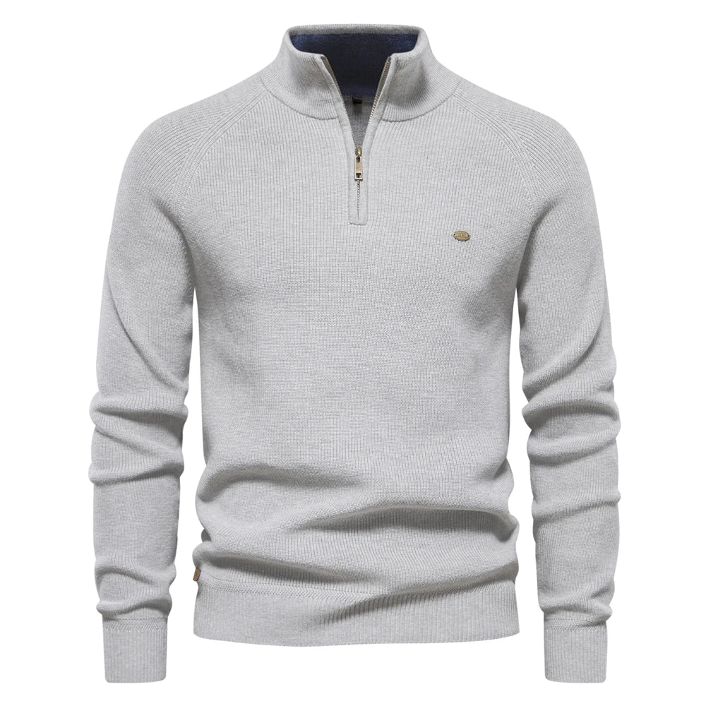 Merzano | Men’s High Collar Knit Sweater