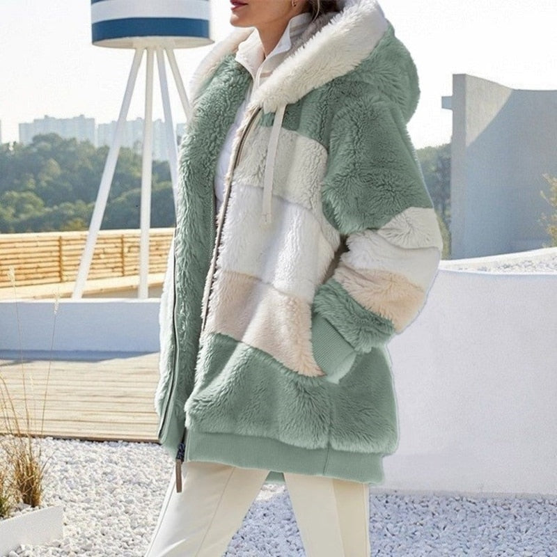 Liora | Ultra-Soft Plush Hooded Vest – Warm, Stylish & Comfortable