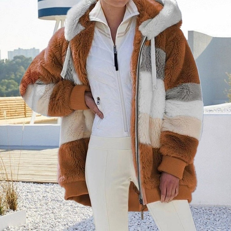 Liora | Ultra-Soft Plush Hooded Vest – Warm, Stylish & Comfortable