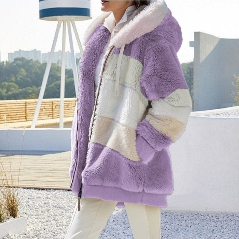 Liora | Ultra-Soft Plush Hooded Vest – Warm, Stylish & Comfortable