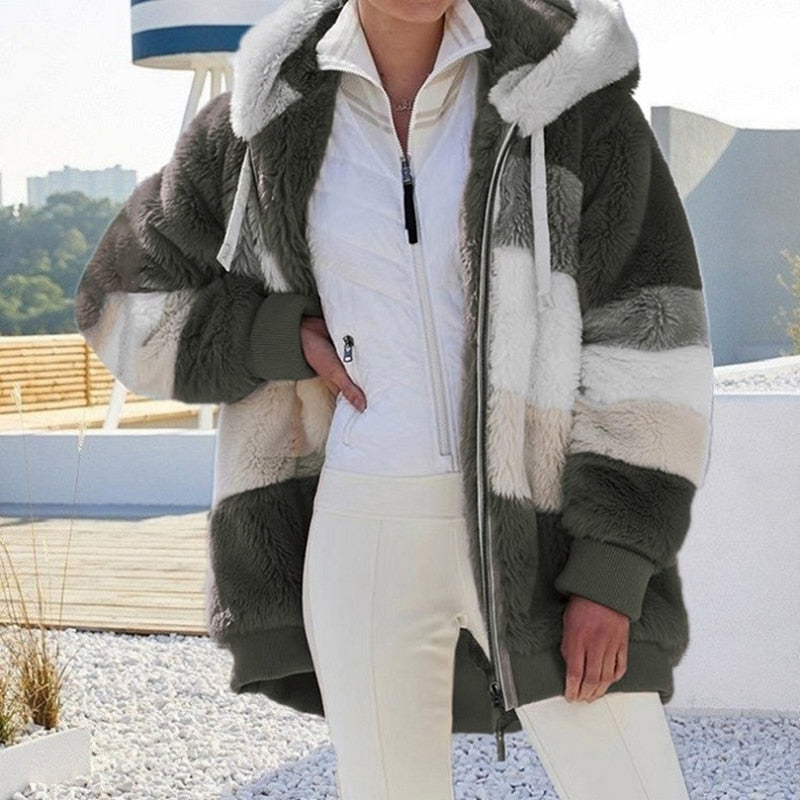 Liora | Ultra-Soft Plush Hooded Vest – Warm, Stylish & Comfortable