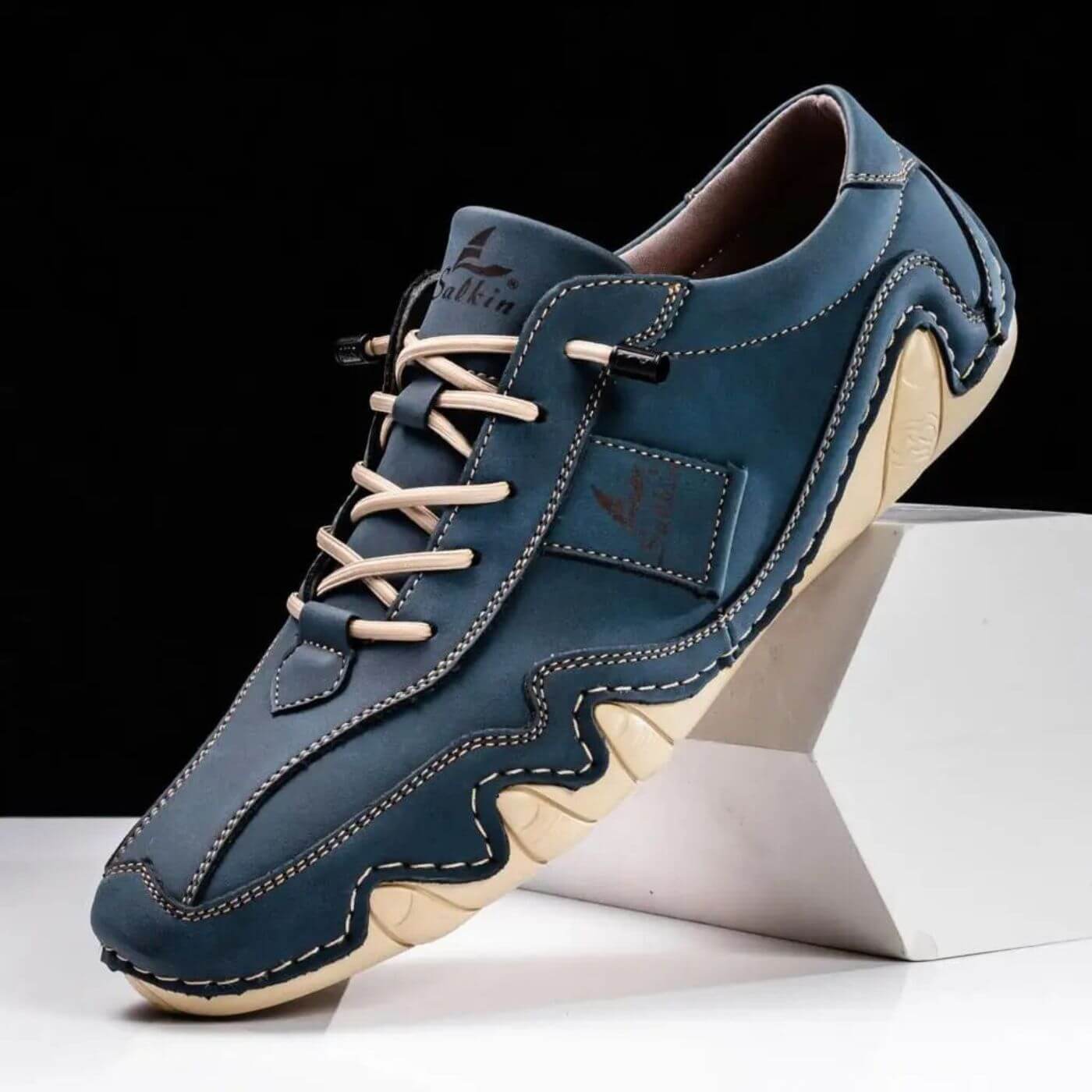 Tate | Stitched Lace Up Shoes