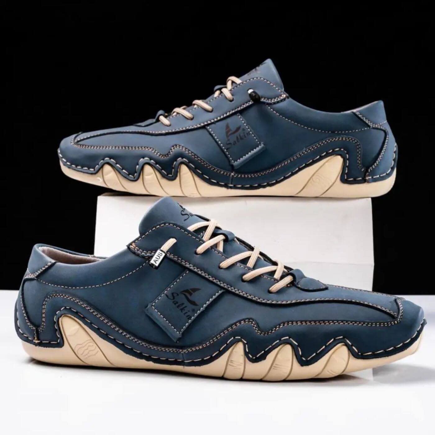 Tate | Stitched Lace Up Shoes
