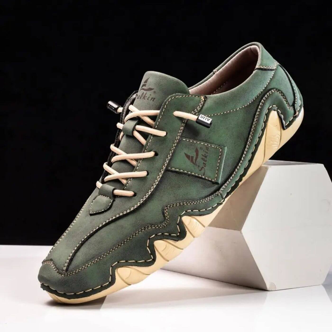 Tate | Stitched Lace Up Shoes