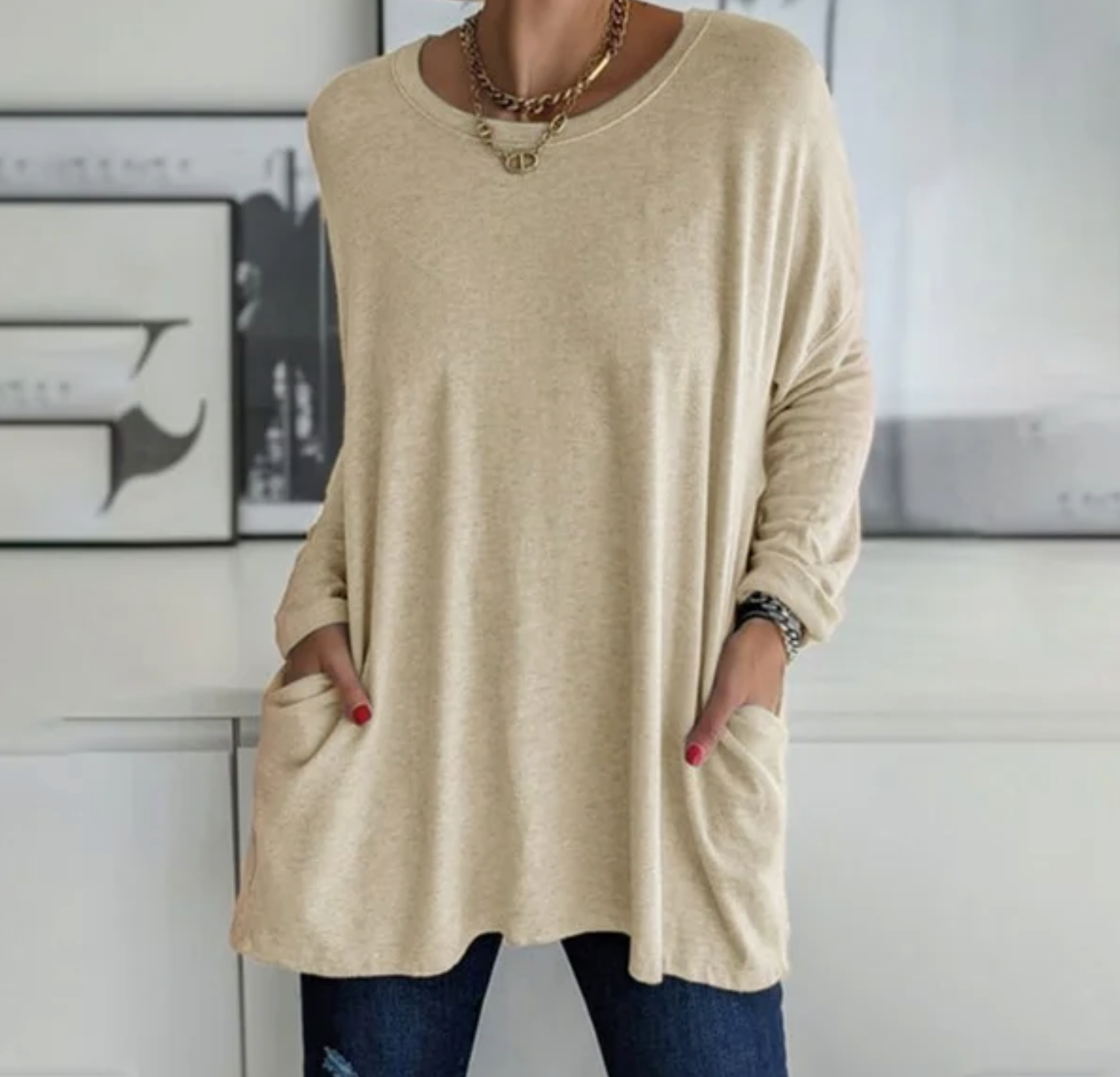 Ava | Long-Sleeved Garment For All Day Wear