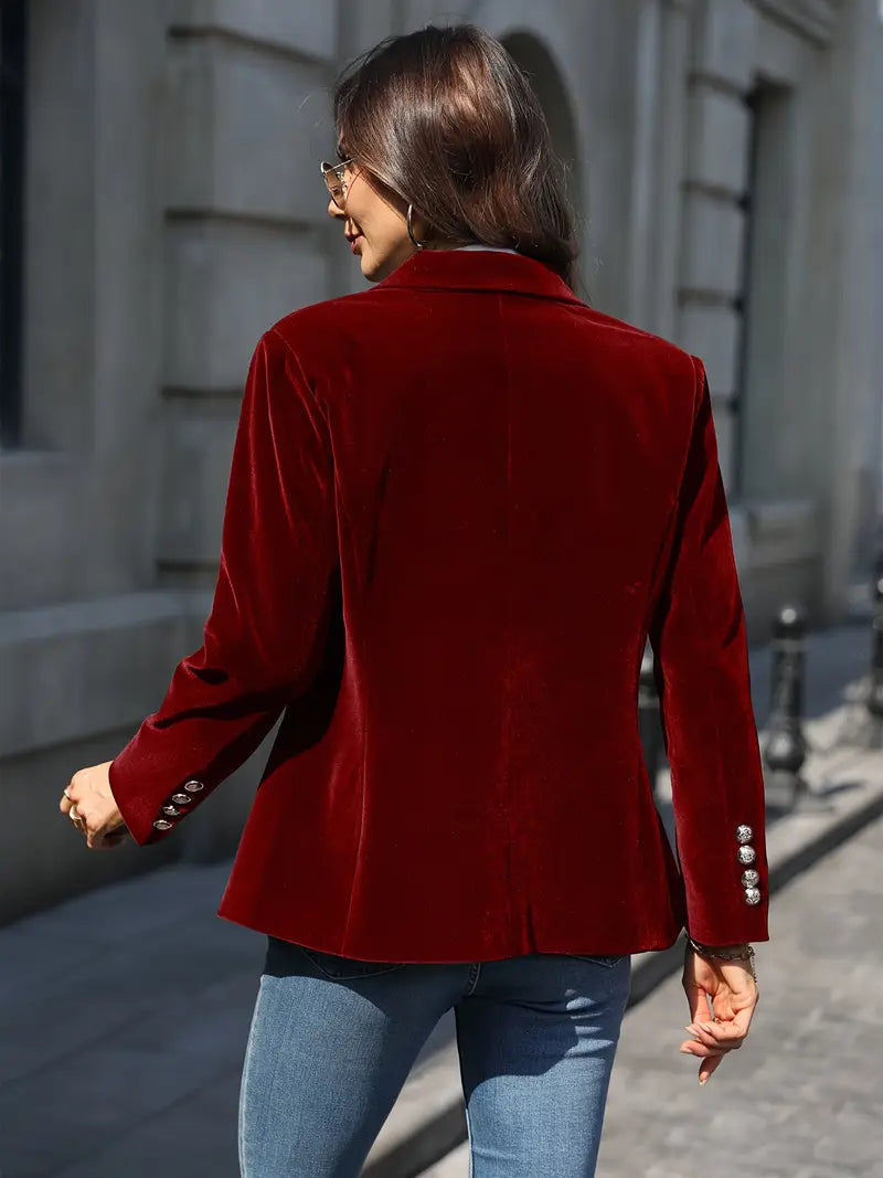 Nicola | Elegant Velvet Blazer