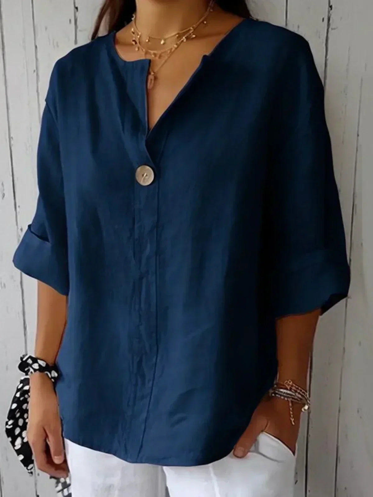 Vesper | Casual V-Neck Blouse