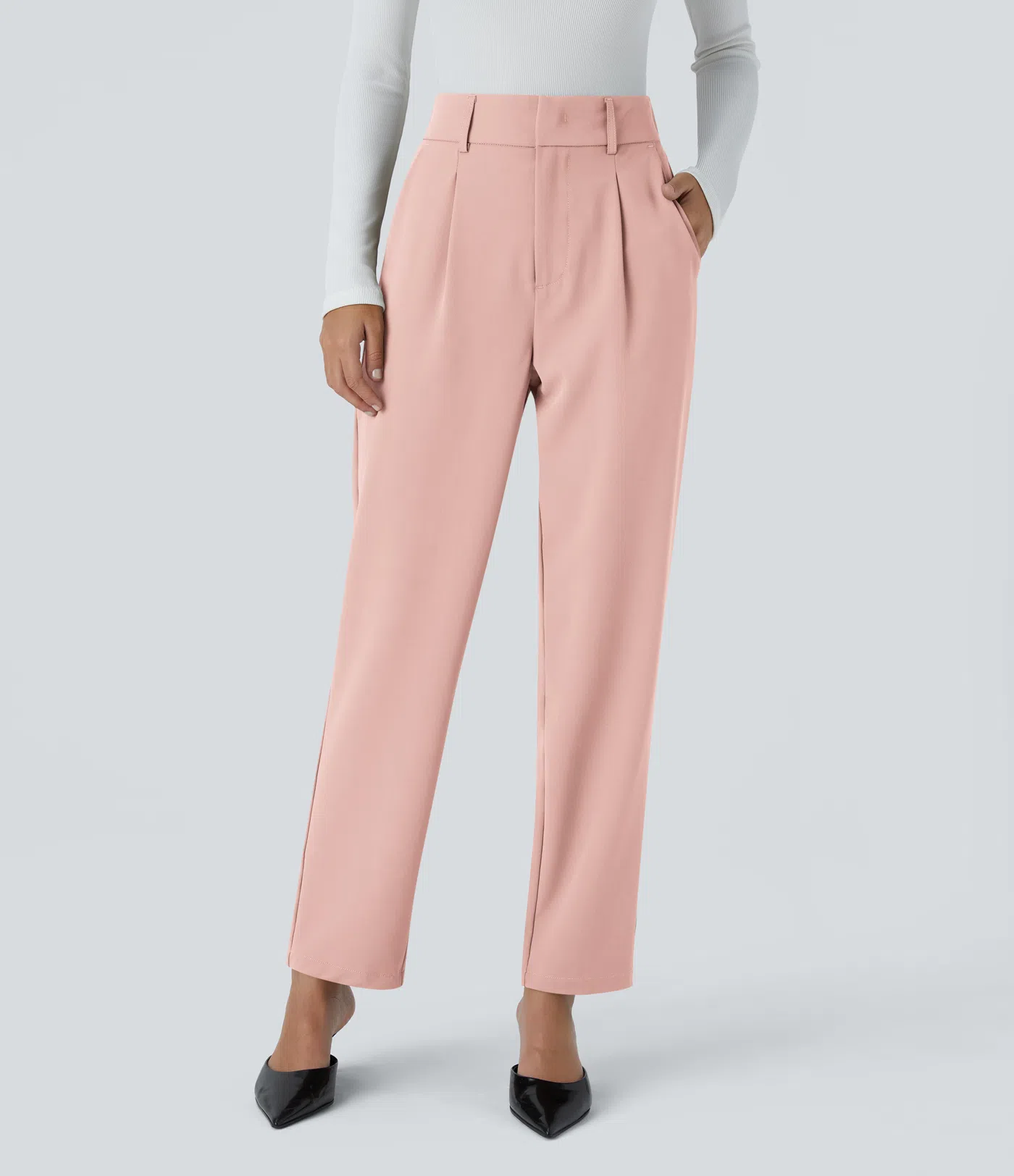 Shine | High Waisted Tapered Pants