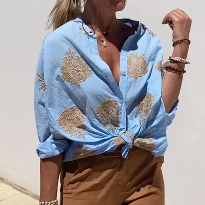 Freya |  Luxe Print Blouse
